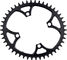 Garbaruk Oval Chainring 104 mm BCD Single Speed - black/46 tooth