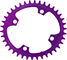 Garbaruk Oval Chainring 104 mm BCD Single Speed - violet/38 tooth