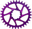 Garbaruk Oval Chainring GXP/DUB Boost Direct Mount Single Speed - violet/32 tooth