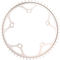 Shimano Dura-Ace Track FC-7710 5-Arm Singlespeed 1/2"x1/8" Chainring - grey/55 