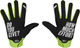 100% Brisker Full Finger Gloves - 2023 Model - fluo yellow-black/M