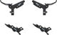 SRAM G2 RS v+h Set Scheibenbremse - diffusion black anodized/Set/Flip-Flop (seitenunspezifisch)