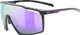 uvex Lunettes de Sport mtn perform - black-purple mat/mirror purple