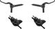 Shimano BR-MT200 + BL-MT201 Disc Brake Set - black/Set/left/right (side-specific)