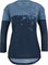 VAUDE Womens Moab LS T-Shirt V - blue gray/36