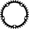 Wolf Tooth Components 130 BCD Gravel / CX / Road Kettenblatt - black/38 Z