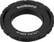 Shimano Disque de Frein RT-MT800 Center Lock Denture Externe pour XT - argenté-noir/180 mm