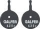 GALFER Bremsbeläge Disc Standard für SRAM/Avid - semi-metallisch - Stahl/SR-002