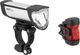 busch+müller Set de iluminación LED Ixon Core 50 + IXXI con aprobación StVZO - negro-plata