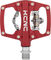 KCNC AM Trap Click / Platform Pedals - red