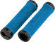 Chromag Palmskin Lock On Handlebar Grips - blue-black/142 mm