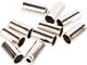 Jagwire Brass End Caps for Brake Cable Housings - chrome