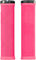 Lizard Skins Strata Lock-On Handlebar Grips - neon pink/135 mm