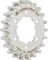 Gates CDX 9-Spline 6-Bolt Disc Rear Belt Drive Sprocket - silver/22 