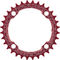 Race Face Narrow Wide Chainring, 4-arm, 104 mm BCD, 10-/11-/12-speed - red/32 tooth