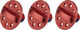 Troy Lee Designs Pack of 3 Visor Screws for A1 & A2 Helmets - red