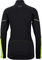 GORE Wear Camiseta para damas de manga larga M Mid Zip Shirt - black-neon yellow/36