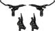 Formula Cura 4 Disc Brake - glossy black/Set/Flip-Flop (non-side-specific)