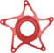 absoluteBLACK E-bike Chainring Spider for Bosch Gen4 - red