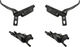 SRAM Level Ultimate Carbon Disc Brake Set - black anodized/Set/Flip-Flop (non-side-specific)