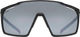 uvex Lunettes de Sport mtn perform - black mat/mirror silver