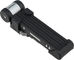 Kryptonite Kryptolok 610S Folding Lock with Click Frame Mount - black-grey/100 cm