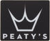 Peatys Crown Logo Sticker - black