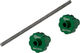 Abbey Bike Tools Adaptador Geiszler para soportes de alineación - green-silver