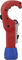 Knipex TubiX Rohrabschneider - rot-blau