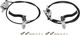 Hope XCR PRO X2 Post Mount Front+Rear Disc Brake Set - silver/Set/left/right (side-specific)