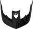 Troy Lee Designs Ersatzvisier für Stage Helme - stealth midnight