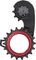 absoluteBLACK HOLLOWcage Carbon Ceramic Oversized Schalträdchen-System Shimano 9250 - red/12 Zähne (Leitrolle), 18 Zähne (Spannrolle)