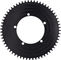 Garbaruk Aero Round Chainring 5-Arm 130 mm BCD - black/60 