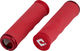 ODI Poignées de guidon F-1 Series Dread Lock Lock-On 2.1 - rouge/130 mm