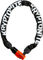 Kryptonite Chaîne Antivol Evolution 4 Integrated Chain - noir-orange-blanc/90 cm