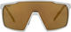 uvex Lunettes de Sport mtn perform S - white mat/mirror gold