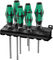 Wera Set de Tournevis Kraftform Plus - noir-vert