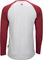 bc original Merino L/S Bike Shirt - silver-grey melange-wine red/S