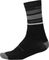 Endura Calcetines BaaBaa Merino a rayas - matte black/37-42