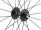 Miche Pistard Tubular Track Wheelset - black / black/Non Boost/Non Boost/100 mm/28"/Screw-on freewheel/100 mm/Threaded freewheel/100 mm/120 mm