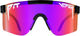 Pit Viper The Original Double Wide Sports Glasses - mudslinger/purple