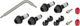 SRAM Level Disc Brake Set - black/Set/left/right (side-specific)