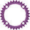 Race Face Narrow Wide Chainring, 4-arm, 104 mm BCD, 10-/11-/12-speed - purple/32 tooth