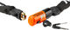 Kryptonite Evolution 4 Integrated Chain Lock - black-orange-white/90 cm