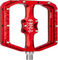 Burgtec Pédales plateforme Penthouse Flat MK5 Édition B-Rage - race red