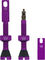 Peatys Chris King Edition MK2 Tubeless Valve 2-Pack Set - violet/Presta 42 mm