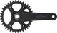 Shimano GRX FC-RX610-1 Hollowtech II Crankset - black/172.5 mm 38 tooth