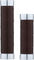 Brooks Slender leather handlebar grips - brown/130 mm / 100 mm