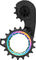 absoluteBLACK HOLLOWcage Carbon Ceramic Oversized Schalträdchen-System Shimano 8150 - rainbow/12 Zähne (Leitrolle), 18 Zähne (Spannrolle)