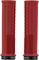 Peaty's Poignées de guidon Knurl Lock-On Monarch Grips - red/thin